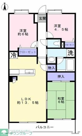 プレイヤード戸田の物件間取画像